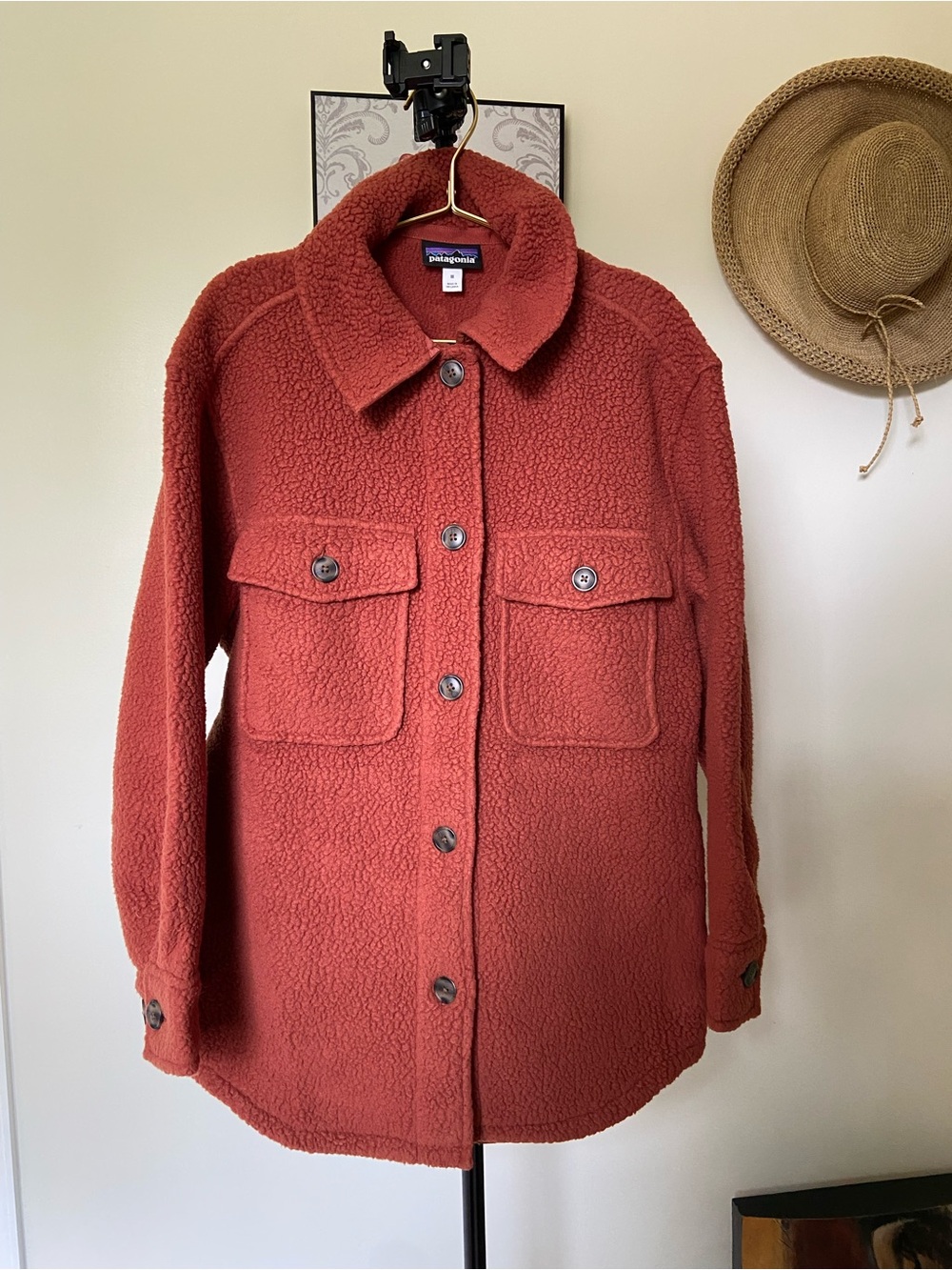 Patagonia Women's Rust Teddy Sherpa Jacket
